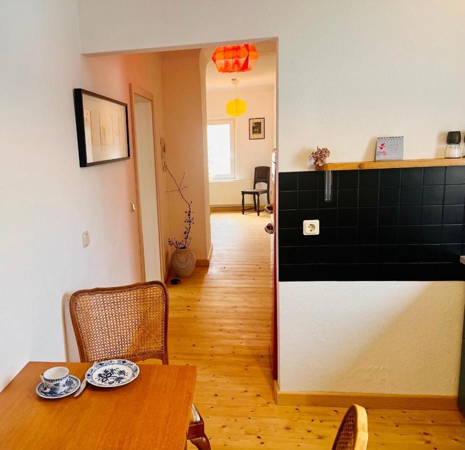 Kuschelige Helle Ferienwohnung Gotha Buitenkant foto
