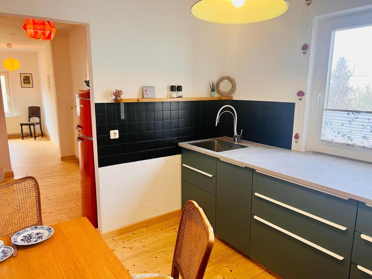 Kuschelige Helle Ferienwohnung Gotha Buitenkant foto