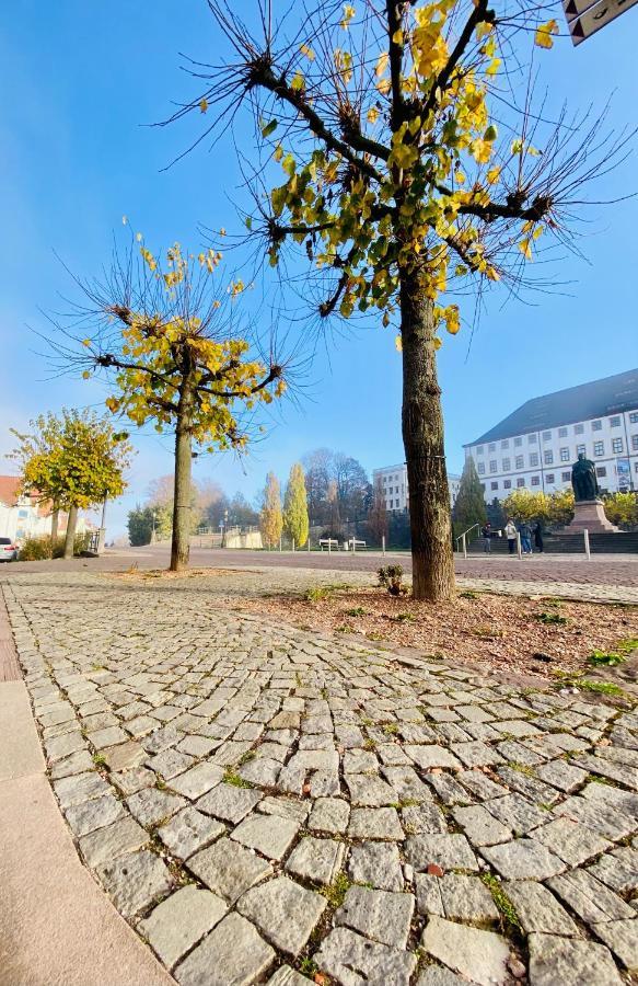 Kuschelige Helle Ferienwohnung Gotha Buitenkant foto