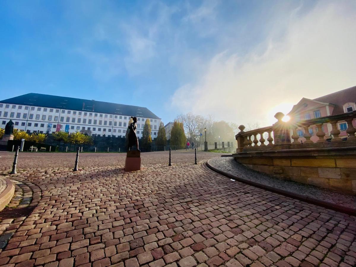 Kuschelige Helle Ferienwohnung Gotha Buitenkant foto